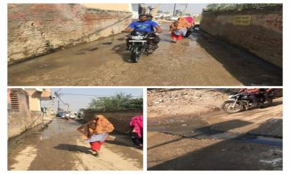 इंटरनेशनल शहर ग्रेटर नोएडा के कठेड़ा गांव का बुरा हाल, ग्रामीणों ने कहा- गलियों में चलना भी मुश्किल