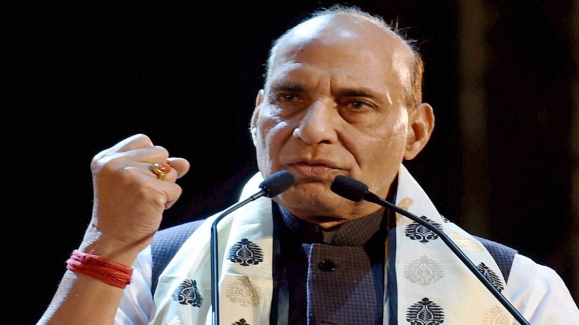 पाकिस्तान जिंदाबाद बोलने वाले को माफ नहीं करेंगे: राजनाथ सिंह