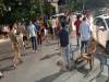 गौर सिटी के निवासियों ने किया रोड जाम, 24 घंटे बिजली-पानी के लिए तरसने के बाद सड़क पर उतरे