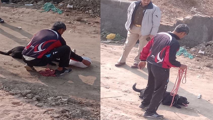 गौरव चंदेल हत्याकांड: बॉम्ब डिस्पोजल और डॉग स्कवायड ने घटनास्थल पर जांच की, क्या मिला
