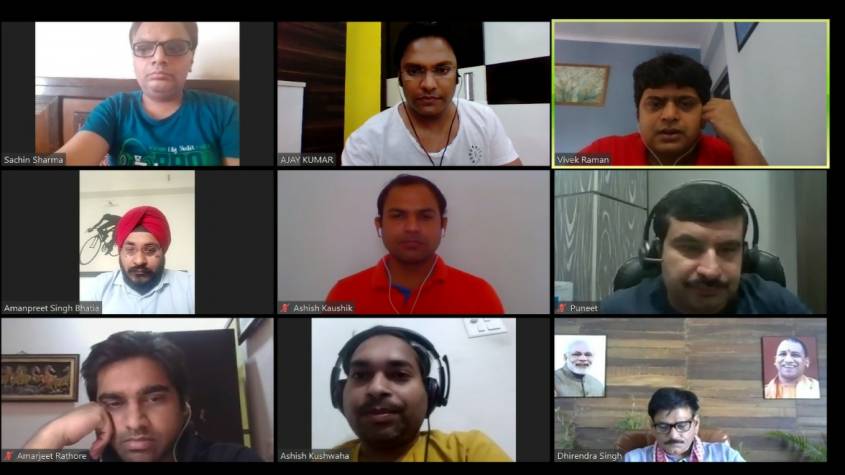 ग्रेटर नोएडा वेस्ट एंटरप्रेन्योर्स एसोसिएशन ने धीरेन्द्र सिंह से वीडियो कॉन्फ्रेंस की, 4 खास तकनीक का प्रदर्शन किया