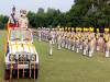 गाजियाबाद एसएसपी और पीएसी के 199 जवानों ने ग्राउंड में दी सलामी