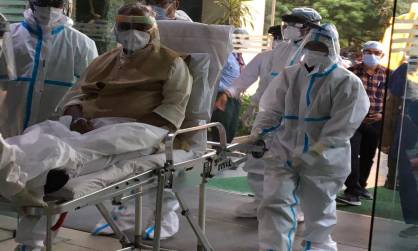 गाजियाबाद : कल्याण सिंह को एयर एंबुलेंस के जरिए लखनऊ से लाया गया, यशोदा अस्पताल में भर्ती