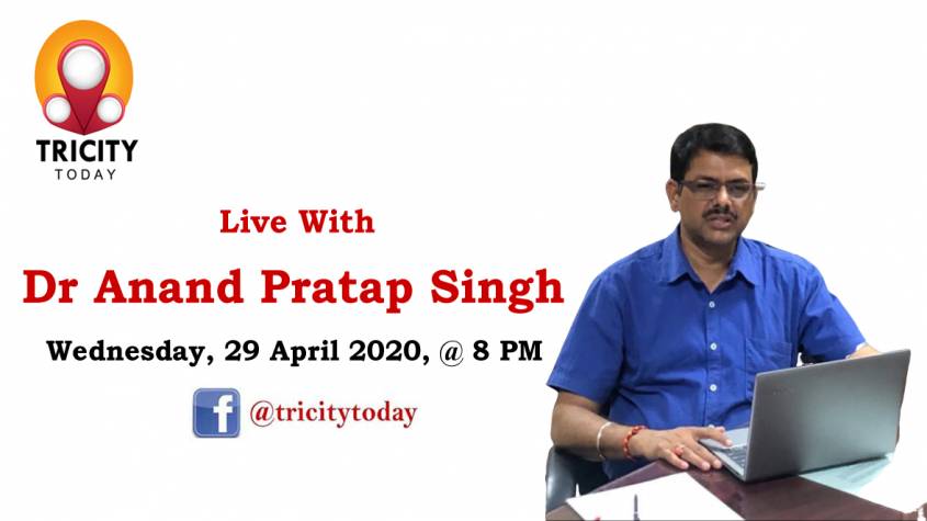 LIVE: साइकोलॉजिस्ट डॉ आनंद प्रताप सिंह के साथ ट्राईसिटी टुडे पर लॉकडाउन में हो रही परेशानियों पर चर्चा