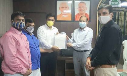 यमुना प्राधिकरण के सीईओ से मिला एनईए प्रतिनिधिमंडल, कहा- डॉ अरुणवीर सिंह का शानदार कार्य पूरे प्रदेश में चर्चा का विषय बना