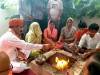 ग्रेटर नोएडा वेस्ट: रावण के मन्दिर की मिट्टी राम मंदिर की नींव में लगेगी, जय श्रीराम के उदघोष से गूंजा रावण का गांव