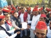 महंगाई और बेरोजगारी को लेकर सपाइयों ने किया प्रदर्शन